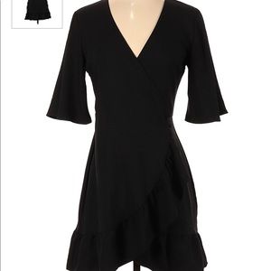 NWT. Topshop wrap style LBD. Size 6